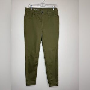 Talbots High-Rise Olive Green Jegging Ankle Curvy Fit Size 8